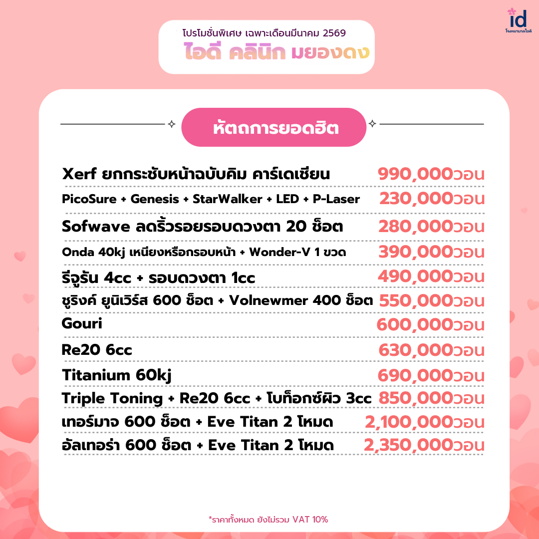 โปรโมชั่นเดือนมีนาคม